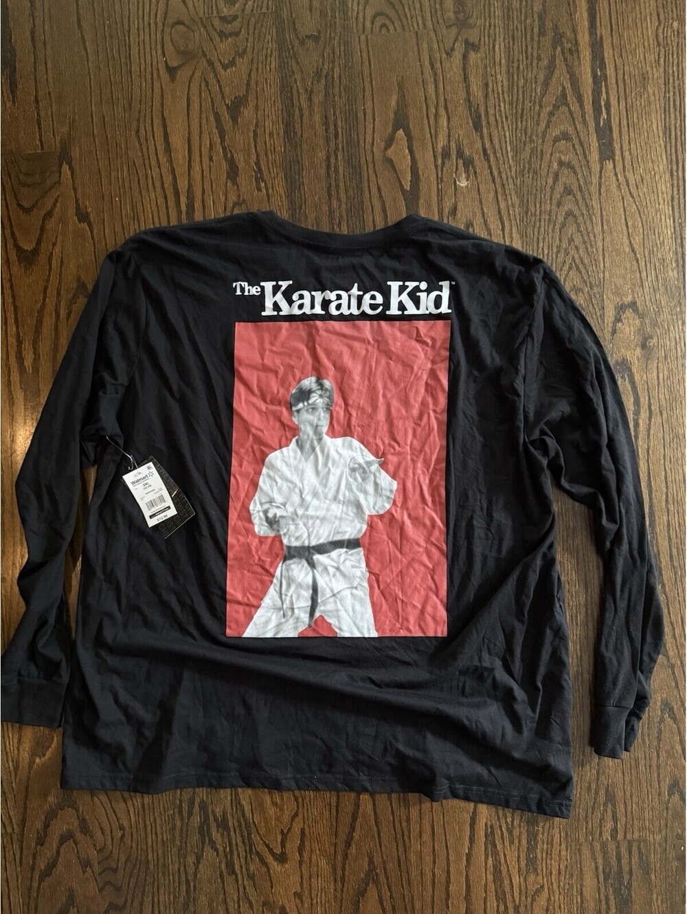 The Karate Kid T Shirt Long Sleeve Graphic Tee Mens 3XL NWT Daniel LaRusso